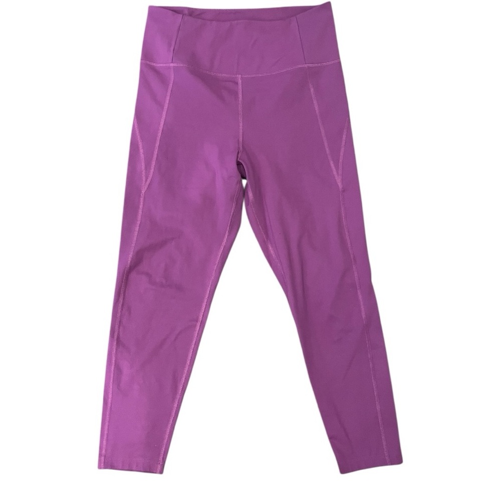 Girlfriend Collective Purple Cropped Leggings Size Large